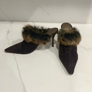 A. Marinelli  leather sole brown suede shoes